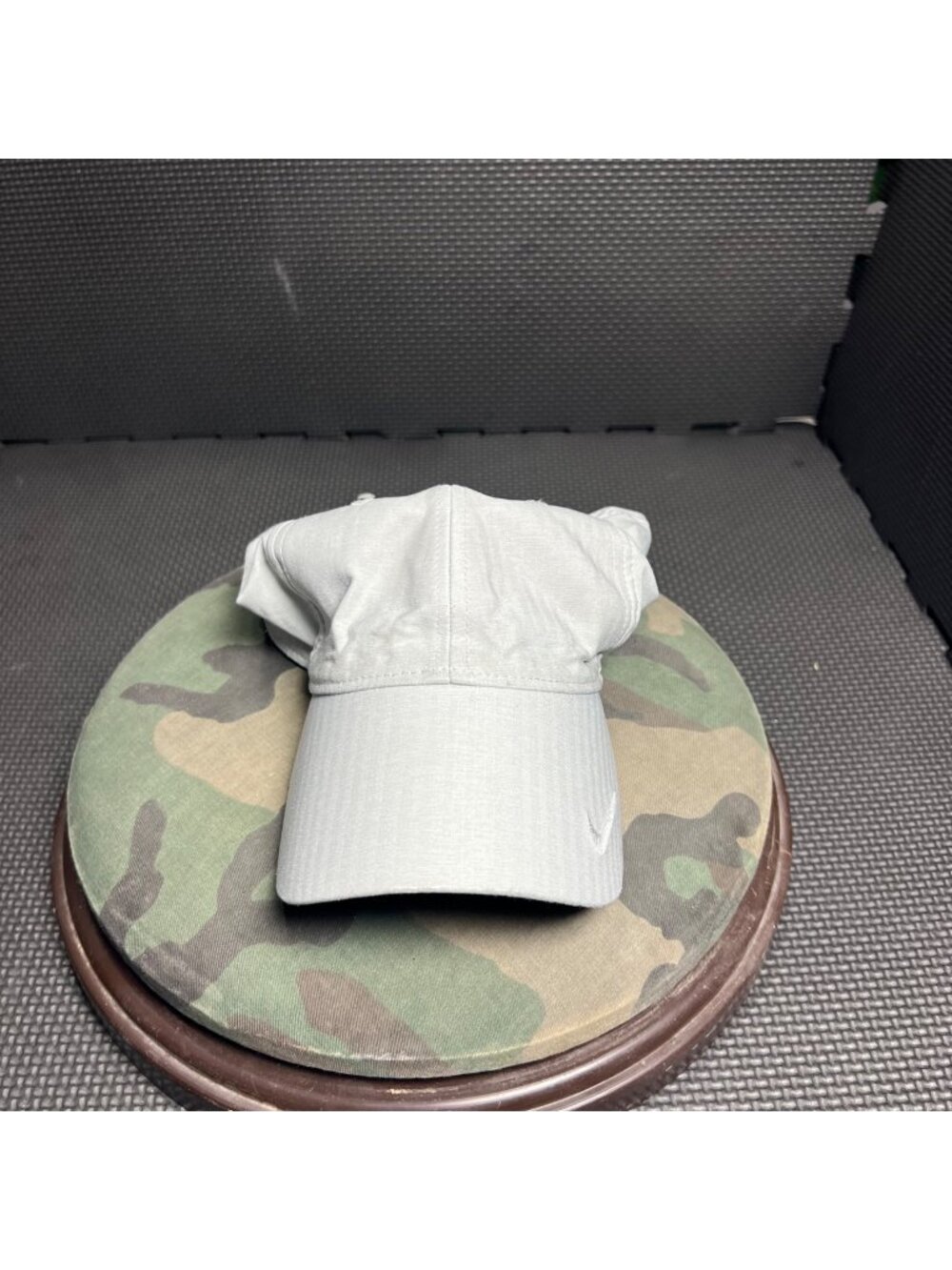 Nike Dri-Fit Adjustable Baseball Cap Gray Lightweight Sports Hat